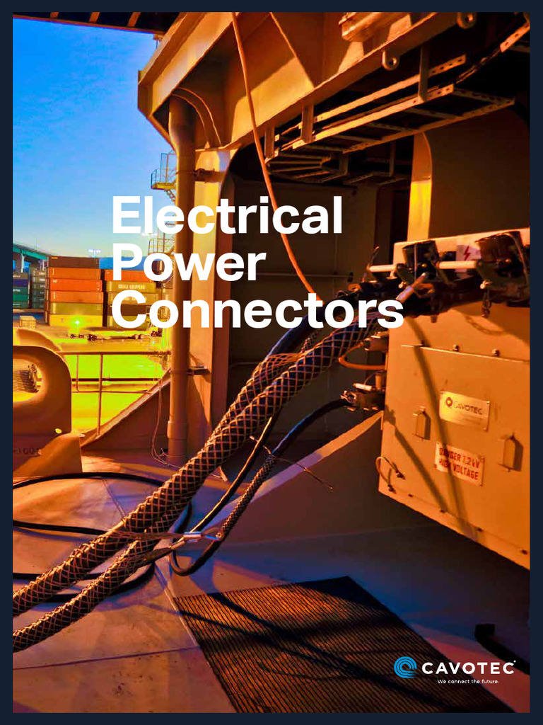 Cavotec Electrical Power Connectors | PDF | Electrical Connector ...