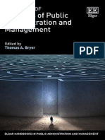 Handbook of Theories of Public Administration and Management (Thomas A. Bryer)