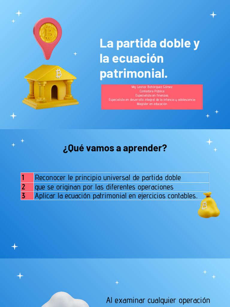 Dia 4 La Partida Doble y Ecuación Patrimonial - PPTX - 20240318 ...