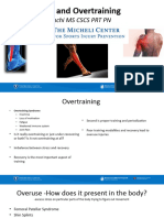 Overuse Injury Presentation