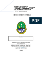 Instrumen Supervisi Guru - Telaah RPP 1 - Kurikulum Merdeka