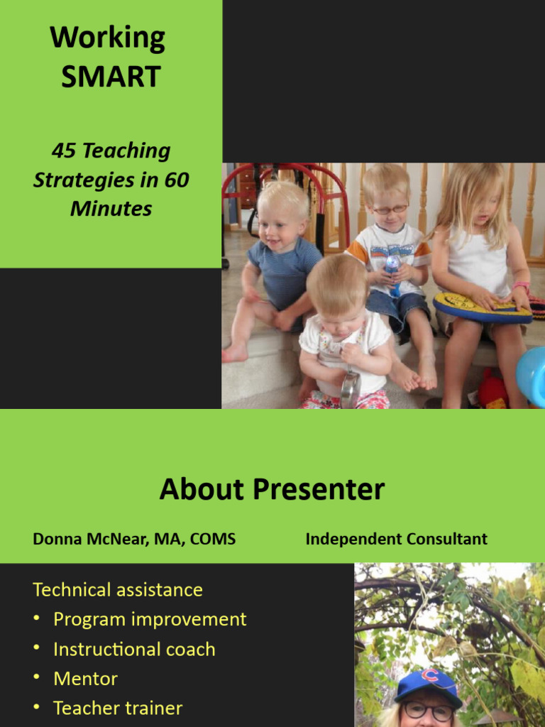 Teaching Strategies For Visual Impairment