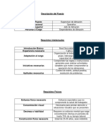 Descripcion Del Puesto