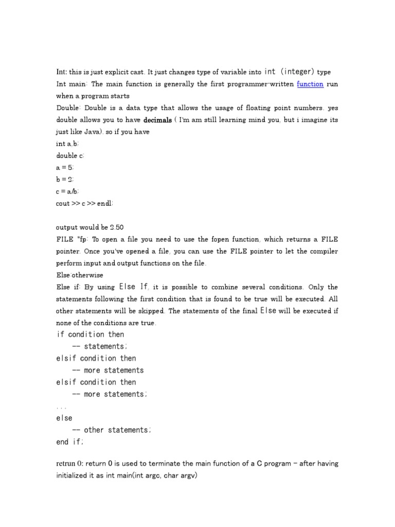 C Programming Basics Explained | PDF | Computers