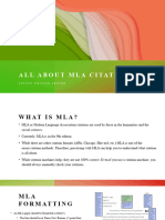 All About MLA Citation