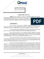 Res.6437 Acciones de MAE Negociacion 27-12-18