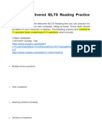 Ielts Reading Question Types