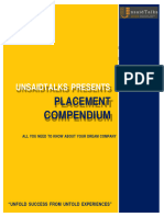 Unsaidtalks Placement Compendium