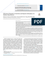 Utilization of Ketamine in Total Knee and Hip Join