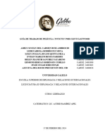 GUÍA DE TRABAJO DE PELÍCULA INVICTUS POR CLINT EASTWOOD - Grupo - 2