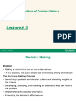 FOM Lecture 3 Decision Making
