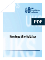 Vorlesung Nierenersatztherapie Haemodialyse Bauchfelldialyse