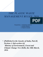 Plastic Waste Management Rule 2016