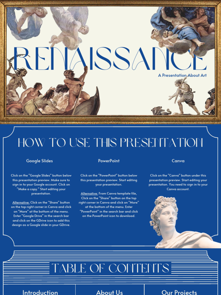 Renaissance Art Presentation Guide | PDF | Software | Computing