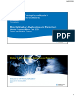 Module 3 - Risk Estimation and Risk Reduction 2021 Rev.1