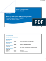 Module 2 - Method For Machinery Risk Assessment 2021 Rev.1