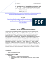 Solution Manual For Introduction To Criminal Justice Practice and Process 2Nd Edition Peak Everett 1506333079 9781506333076 Full Chapter PDF