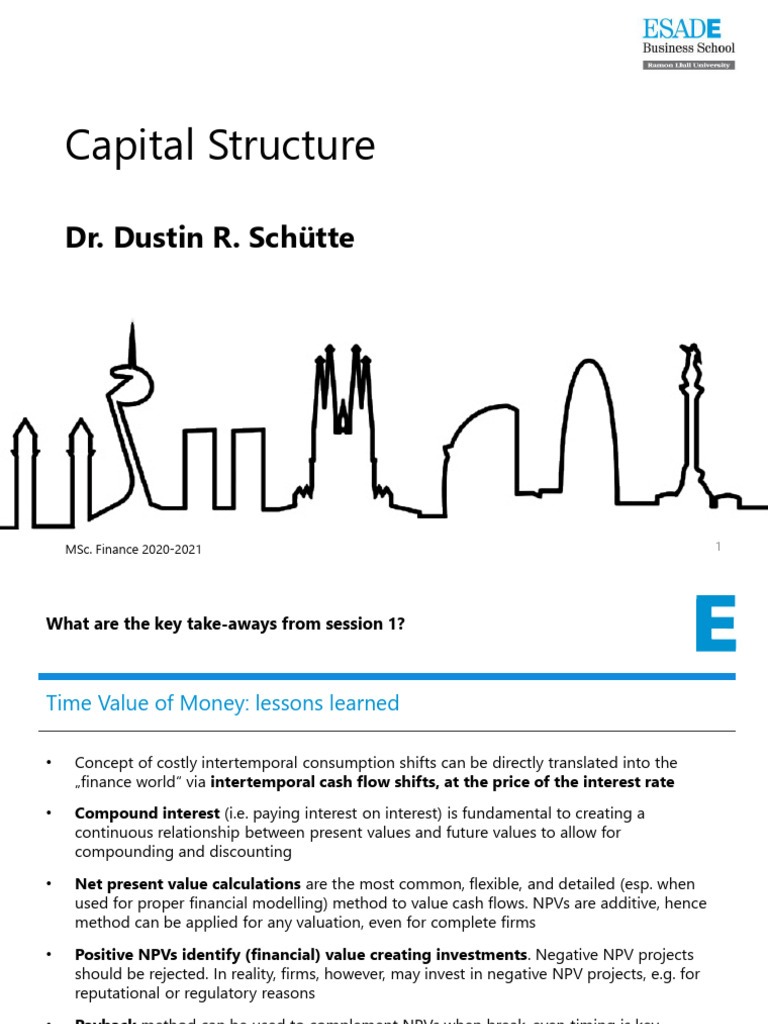 Understanding Capital Structure Basics | PDF | Net Present Value ...