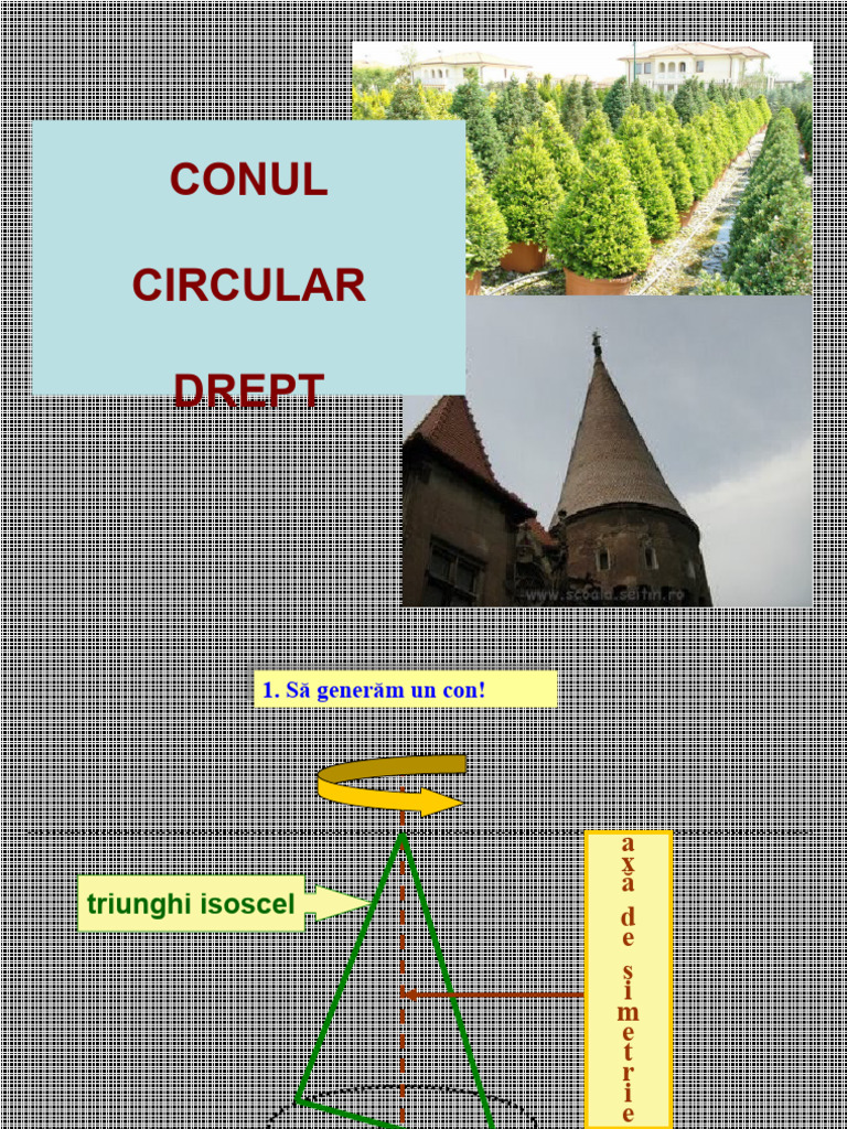 Conul Circular Dre PT | PDF
