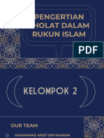 Kelompok 2 (Pengertian Sholat)