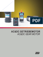 Ac DC Gearmotor