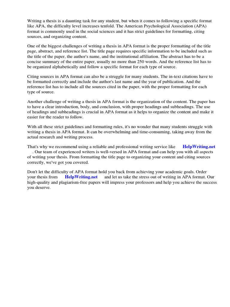 Apa Format Example Term Paper | PDF | Apa Style | Citation