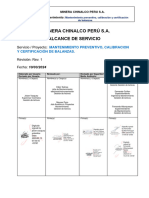 SOW - Mantenimiento y Calibración de Balanzas