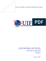 Plataforma Registro APNFD Manual Gestor