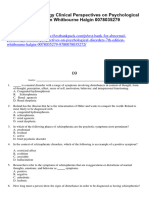 Abnormal Psychology Clinical Perspectives On Psychological Disorders 7Th Edition Whitbourne Test Bank Full Chapter PDF