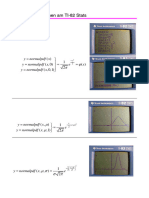 Normalverteilung TI82