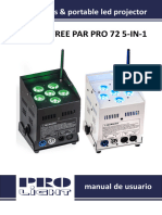 FREE PAR PRO 72 - Manual de Usuario