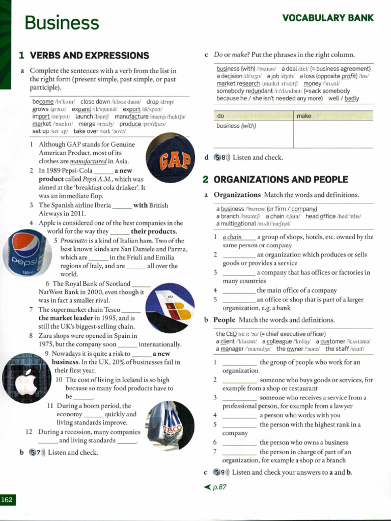 Vocabulary Business Pdf