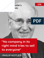 Philip Kotler Quotes & H2H Marketing Event Invitation