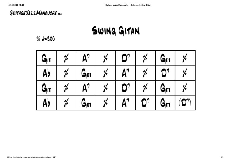 Swing Gitan | PDF