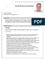 Mohammed Radwan CV PDF