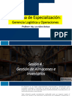 Sesión 4 Gestión de Almacenes e Inventarios