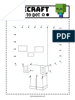 Minecraft Dot-to-Dot Activities