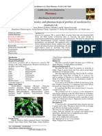 A of Review PharmaCognostiics and Pharmacological Profiles of Nardastachys Jatamansi DC