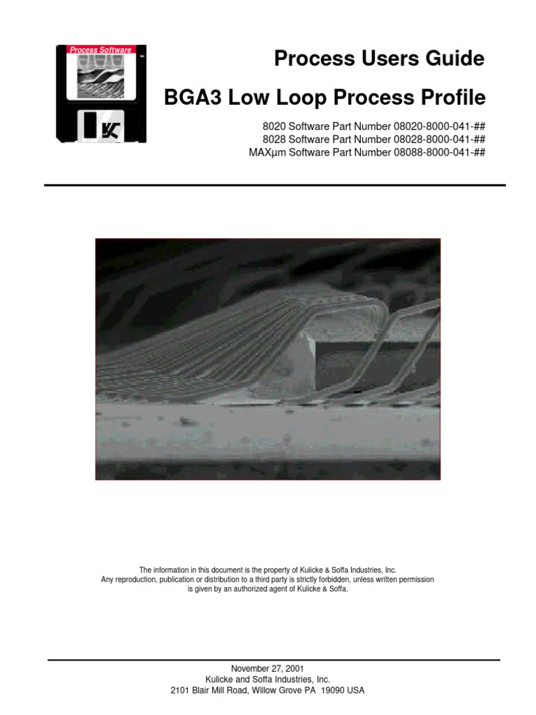 BGA3 Low Loop Process Guide | PDF | Floppy Disk | Computing
