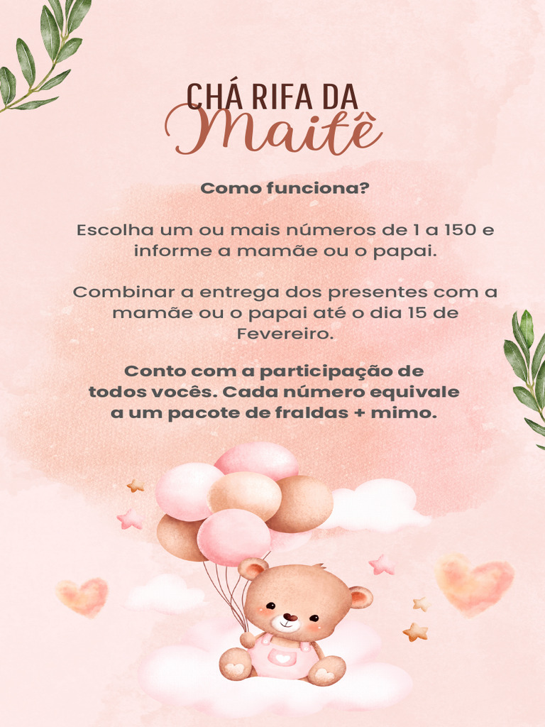 Chá Rifa - Maitê | PDF