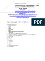 Solution Manual For Introduction To Programming With C 4Th Edition Diane Zak 0619217111 978061921711 Full Chapter PDF