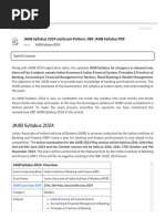 JAIIB Syllabus 2024 and Exam Pattern, IIBF JAIIB Syllabus PDF