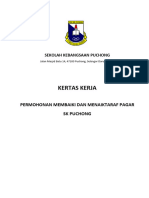 Kertas Kerja Membaiki Dan Menaiktaraf Pagar SK Puchong