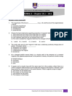 TUTORIAL 6 - Chapter 19.1 - 19.6: Multiple Choice Questions