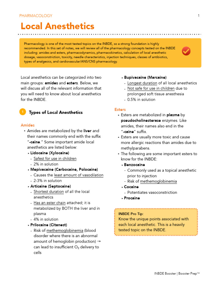 INBDEBooster Pharmacology Notes | PDF | Opioid | Receptor Antagonist