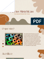 Apresentação Sobre Fibras Sintéticas.