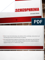 Sschizophrenia Lecture