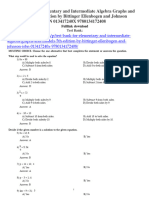 Test Bank For Elementary and Intermediate Algebra Graphs and Models 5th Edition by Bittinger Ellenbogen and Johnson ISBN 013417240X 9780134172408