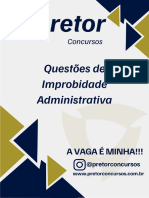 Questoes Improbidade Administrativa