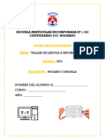 Cuadernillo 5to Taller de Lengua e Informatica